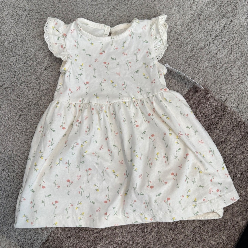 Carters Just‎ One You Baby Girls Floral Dragonfly Dress Set 12M  1Q845010